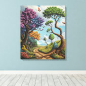 Toile Whimsy-Enchanted-Forest (Insitu (Plancher de Bois))