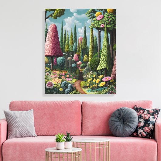 Toile Whimsy-Enchanted-Forest (Insitu(Salon))