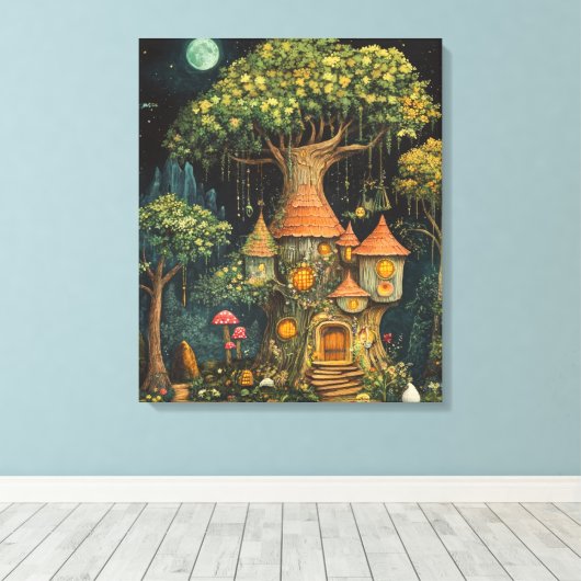 Toile Whimsy-Enchanted-Forest (Insitu (Plancher de Bois))