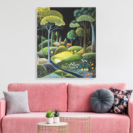Toile Whimsy-Enchanted-Forest (Insitu(Salon))