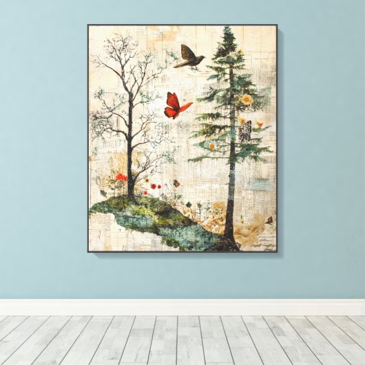 Toile Whimsy-Enchanted-Forest (Insitu (Plancher de Bois))