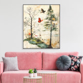 Toile Whimsy-Enchanted-Forest (Insitu(Salon))