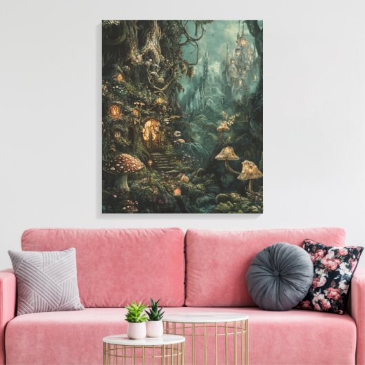 Toile Whimsy-Enchanted-Forest (Insitu(Salon))