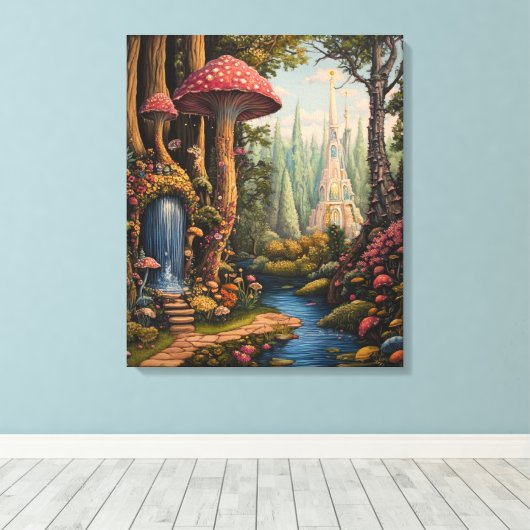 Toile Whimsy-Enchanted-Forest (Insitu (Plancher de Bois))
