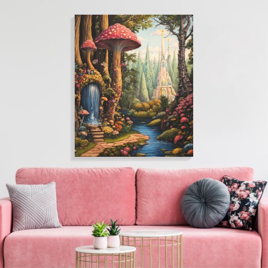 Toile Whimsy-Enchanted-Forest (Insitu(Salon))