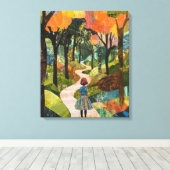 Toile Whimsy-Enchanted-Forest (Insitu (Plancher de Bois))