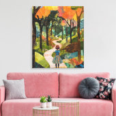 Toile Whimsy-Enchanted-Forest (Insitu(Salon))