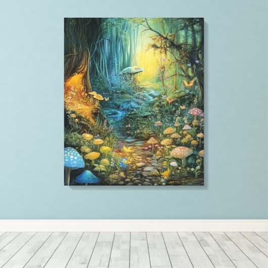 Toile Whimsy-Enchanted-Forest (Insitu (Plancher de Bois))