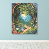 Toile Whimsy-Enchanted-Forest (Insitu (Plancher de Bois))