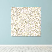 Toile Whirls of Wonder : Spirales of Sophistication (Insitu (Plancher de Bois))