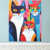 Toile Whisker se demande : l'élégance Abstraite (Insitu (Plancher de Bois))