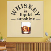 Toile Whiskey cite d'étranges paroles d'alcool (Insitu(Salon))