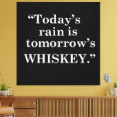 Toile Whiskey cite d'étranges paroles d'alcool (Insitu(Salon))