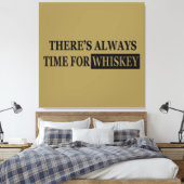Toile Whiskey cite d'étranges paroles d'alcool (Insitu(Chambre))