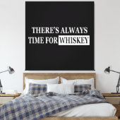 Toile Whiskey cite d'étranges paroles d'alcool (Insitu(Chambre))