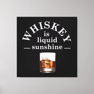 Toile Whiskey cite d'étranges paroles d'alcool