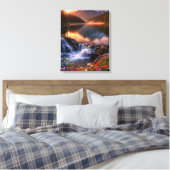 Toile Whispering Sunset Over Alpine Mountains Fall Dusk (Insitu(Chambre))