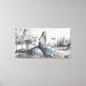 Toile "Whispers of Nature : A Momof Serenity" 🌿 🌸 (Recto)