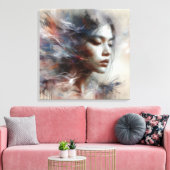 Toile Whispers of Serenity : A Vision of Grace (Insitu(Salon))