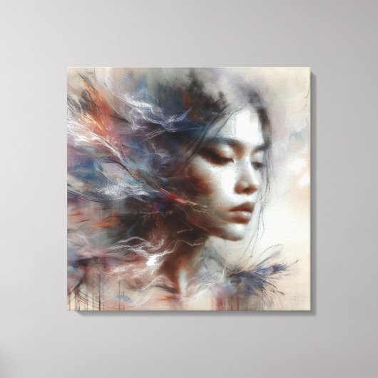 Toile Whispers of Serenity : A Vision of Grace (Recto)
