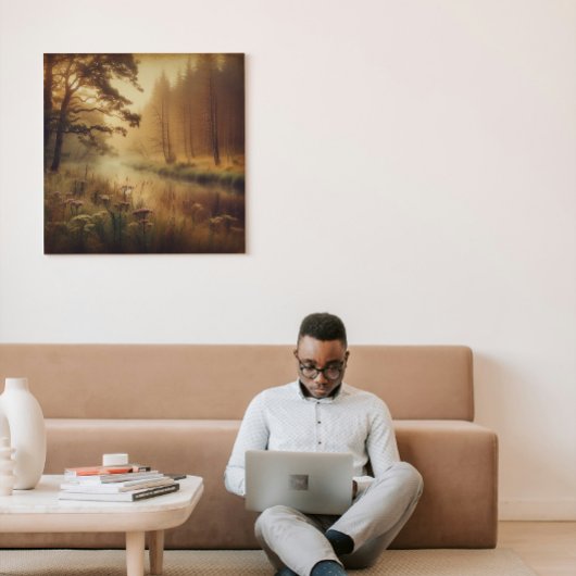 Toile Whispers of the Willow River – Canvas Art