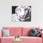 Toile White Bengal Tiger Photographe (Insitu(Salon))