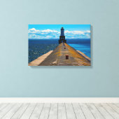 Toile White City Lighthouse (Insitu (Plancher de Bois))