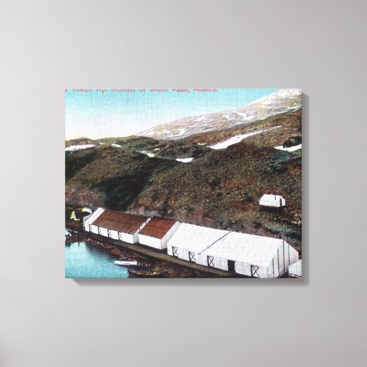 Toile White Pass & Yukon Railroad Train (Recto)