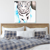 Toile White Siberian Tiger Sow (Insitu(Chambre))