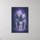 Toile White Tiger Ascension – Celestial Lineage | ManJia (Recto)