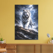Toile White Tiger Fantasy Art | Man Jiang Hong Art Serie (Insitu(Salon))