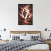 Toile White Tiger Fantasy Art | Man Jiang Hong Art Serie (Insitu(Chambre))