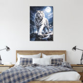 Toile White Tiger Fantasy Art | Man Jiang Hong Art Serie (Insitu(Chambre))
