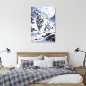 Toile White Tiger Fantasy Art | Man Jiang Hong Art Serie (Insitu(Chambre))