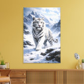 Toile White Tiger Fantasy Art | Man Jiang Hong Art Serie (Insitu(Salon))