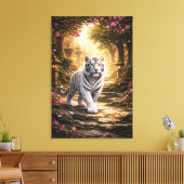 Toile White Tiger Fantasy Art | Man Jiang Hong Art Serie (Insitu(Salon))