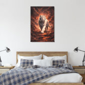 Toile White Tiger Fantasy Art | Man Jiang Hong Art Serie (Insitu(Chambre))
