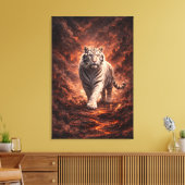 Toile White Tiger Fantasy Art | Man Jiang Hong Art Serie (Insitu(Salon))