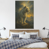 Toile White Tiger – Fine Art Print (Insitu(Chambre))