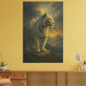 Toile White Tiger – Fine Art Print (Insitu(Salon))