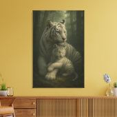 Toile White Tiger – Guardian of Light – ManJiangHong Art (Insitu(Salon))