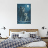 Toile White Tiger – Guardian of Light – ManJiangHong Art (Insitu(Chambre))