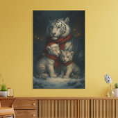 Toile White Tiger – Guardian of Light – ManJiangHong Art (Insitu(Salon))