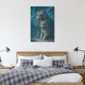 Toile White Tiger – Guardian of Light – ManJiangHong Art (Insitu(Chambre))