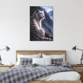 Toile White Tiger in Motion – ManJiangHong Art Series (Insitu(Chambre))