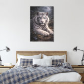 Toile White Tiger in Motion – ManJiangHong Art Series (Insitu(Chambre))