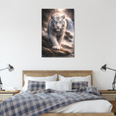 Toile White Tiger in Motion – ManJiangHong Art Series (Insitu(Chambre))