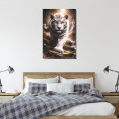 Toile White Tiger in Motion – ManJiangHong Art Series (Insitu(Chambre))