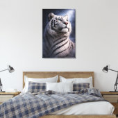 Toile White Tiger in Motion – ManJiangHong Art Series (Insitu(Chambre))
