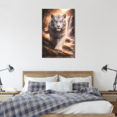 Toile White Tiger in Motion – ManJiangHong Art Series (Insitu(Chambre))